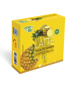 hộp 25 gói latte dứa