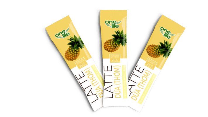 stick bột dứa kem sữa